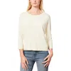 Melissa Paige Womens Solid Cable Knit Crewneck Sweater In Multi