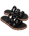 Melissa Path Slide Sandal In Black