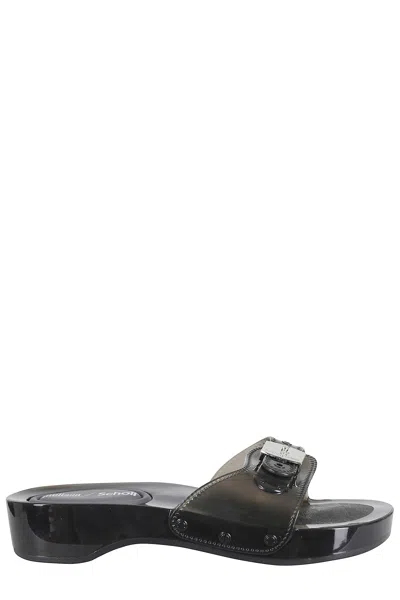 Melissa X Scholl Pescura Platform Slide Sandal In Black