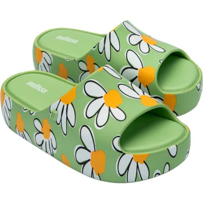 Melissa Platform Sandal In Green