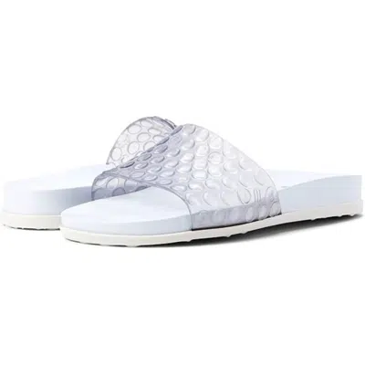 Melissa Polibolha Sandals Women's White Clear Open Toe Comfort Slide Zap825