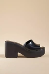 Melissa Posh Jelly Heel In Black, Women's At Urban Outfitters In Pink