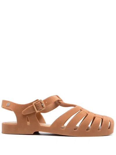 Melissa Possession Cage Sandals In Brown