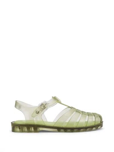 Melissa Possession Jelly Sandals Glass Green