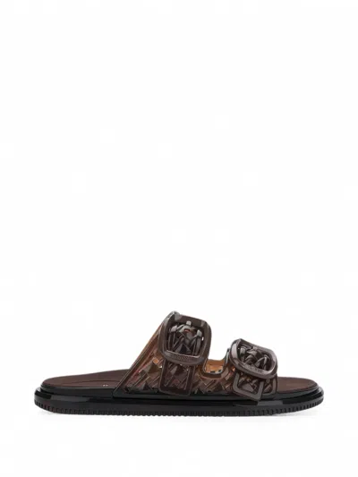 Melissa Possession Buckle-fastening Slides In Black