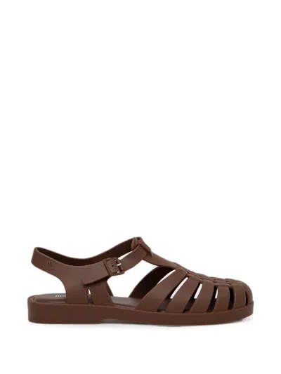 Melissa Possession Cage Sandals In Brown