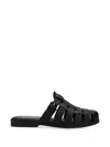 Melissa Possession Flat Mules In Black