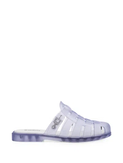 Melissa Possession Flat Mules In Transparent