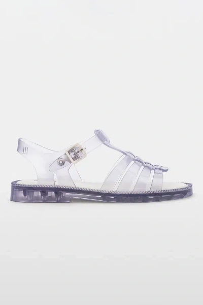 MELISSA POSSESSION FRESH JELLY FISHERMAN SANDAL IN CLEAR/WHITE, WOMEN'S AT URBAN OUTFITTERS