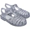 Melissa Possession Glitter Jelly Fisherman Sandal In Clear Glitter