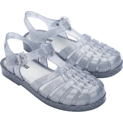 Melissa Possession Glitter Jelly Fisherman Sandal In Gray