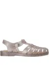 Melissa Possession Glittered Sandals In Purple