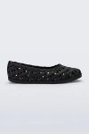 Melissa Possession Jelly Ballerina Shoe In Black, Women's At Urban Outfitters