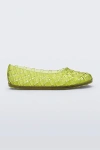 Melissa Possession Jelly Ballerina Shoe In Green, Women's At Urban Outfitters