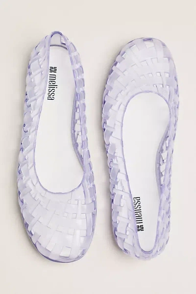 Melissa Possession Jelly Ballet Flats In White