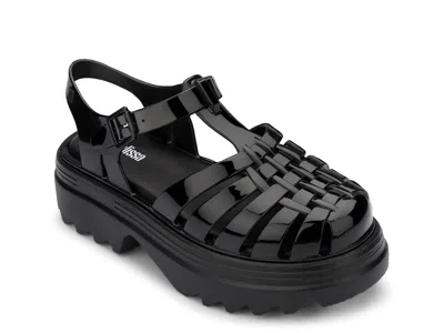 Melissa Possession Jelly Fisherman Sandal In Black