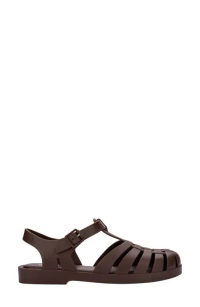 Melissa Possession Jelly Fisherman Sandal In Brown