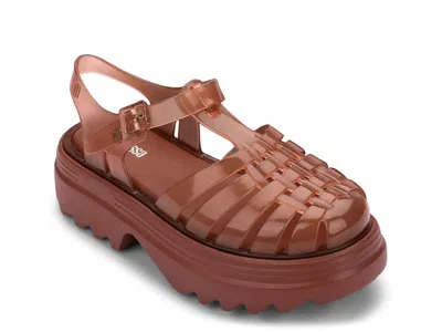 Melissa Possession Jelly Fisherman Sandal In Brown