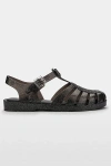 Melissa Possession Jelly Fisherman Sandal In Glitter Black, Women's At Urban Outfitters