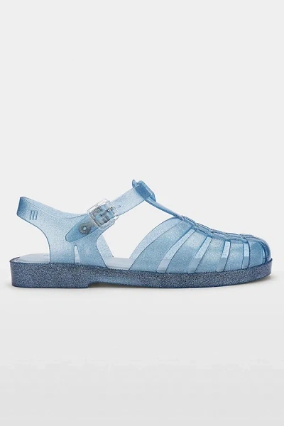 Melissa Possession Jelly Fisherman Sandal In Glitter Blue, Women's At Urban Outfitters