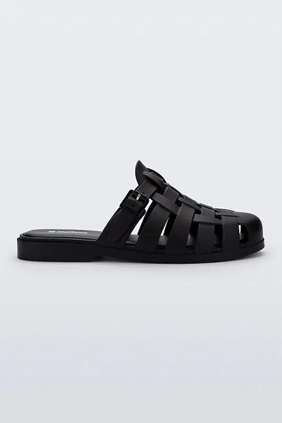 Melissa Possession Jelly Mule In Matt Black, Women's At Urban Outfitters
