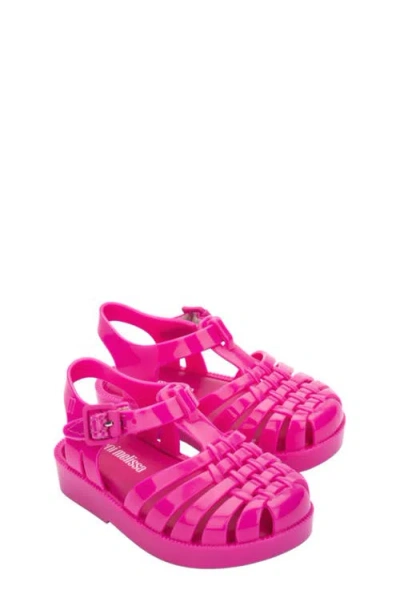 Melissa Kids'  Possession Jelly Sandal In Dark Pink