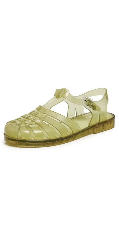 Melissa Possession Jelly Sandals Glass Green