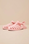 Melissa Possession Light Pink Matte Jelly Strappy Buckle Sandals