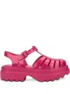 Melissa Possession Platform Cage Sandals In Pink