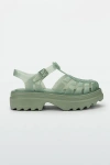 Shop Melissa Possession Platform Fisherman Sandal In Green, Women's At Urban Outfitters