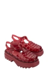 Melissa Possession Jelly Fisherman Sandal In Red