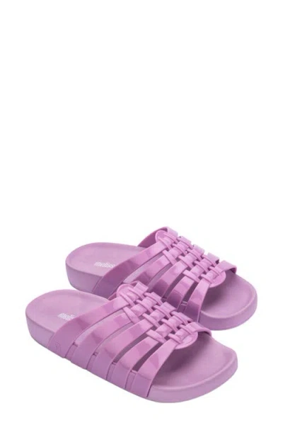 Melissa Possession Slide Sandal In Lilac
