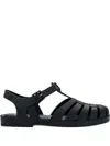 Melissa Possession Strappy Flat Sandals In Black