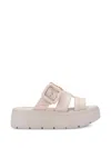 Melissa Pump Platform Sandals In Neutral