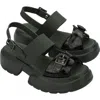 Melissa Push Slingback Platform Sandal In Green
