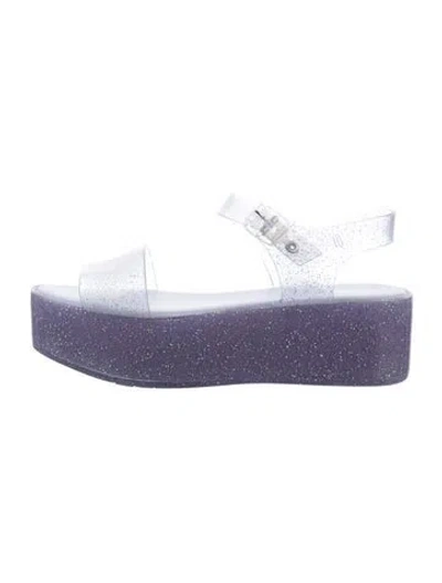 Pre-owned Melissa Pvc Slides In Multi