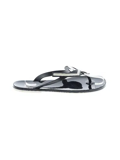 Pre-owned Melissa Sandals In Black