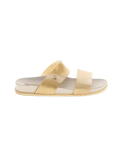 Pre-owned Melissa Sandals In Gold