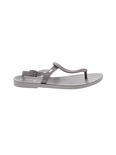 Pre-owned Melissa Sandals In Gray