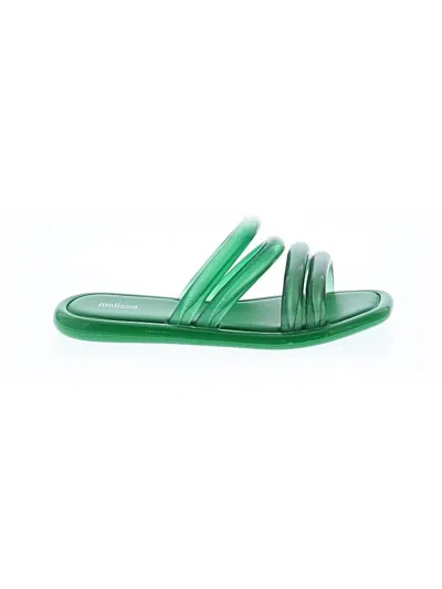Pre-owned Melissa Sandals In Green