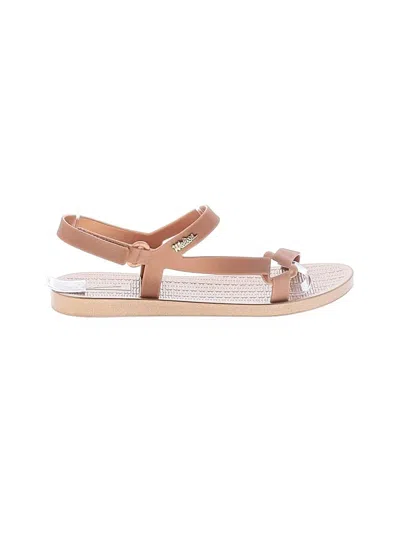 Pre-owned Melissa Sandals In Tan