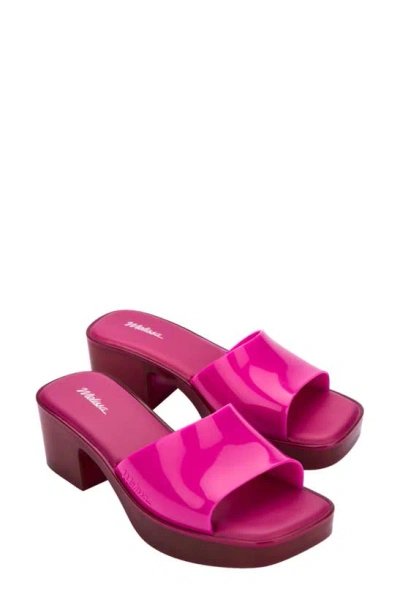 Melissa Women's Shape High Heel Sandals In Hot Pink