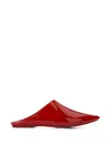 Melissa She Ii Pointed-toe Mules In Red
