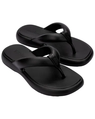 Melissa Shoes Free Low Flip Flop In Black