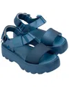 Melissa Kick Off Platform Sandal In Blue