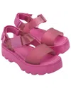 Melissa Shoes Kick Off Sandal In Pink/clear Pink