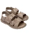 Melissa Shoes Lock Sandal In Neutral
