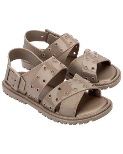 Melissa Shoes Lock Sandal In Neutral