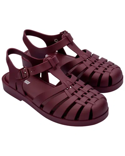 Melissa Shoes Possession Sandal In Burgundy