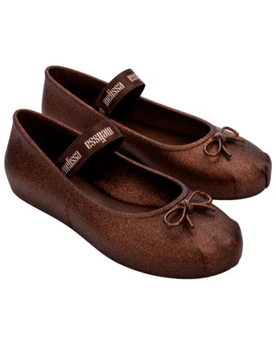 Melissa Shoes Sophie Ballerina Flat In Brown